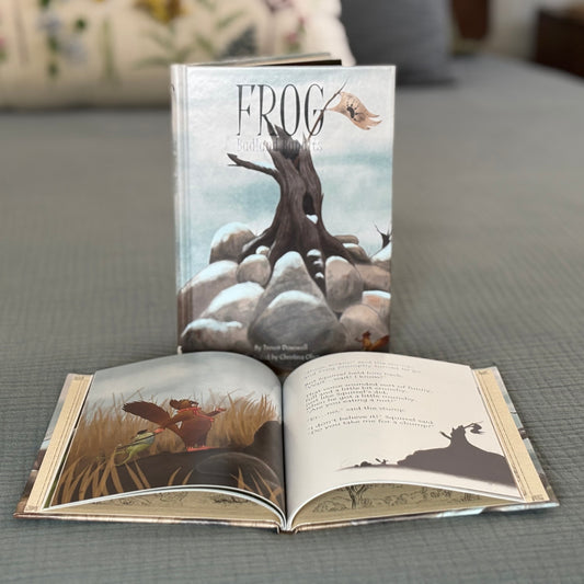 Frog: Badland Bandits, Book Six & Organic Cotton Frog Plushie