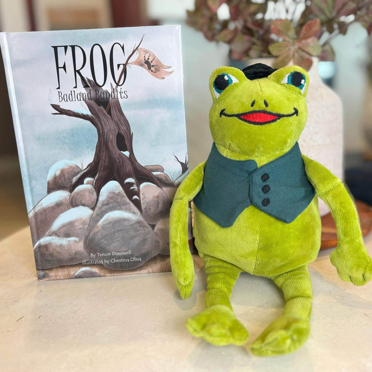 Frog: Badland Bandits, Book Six & Organic Cotton Frog Plushie