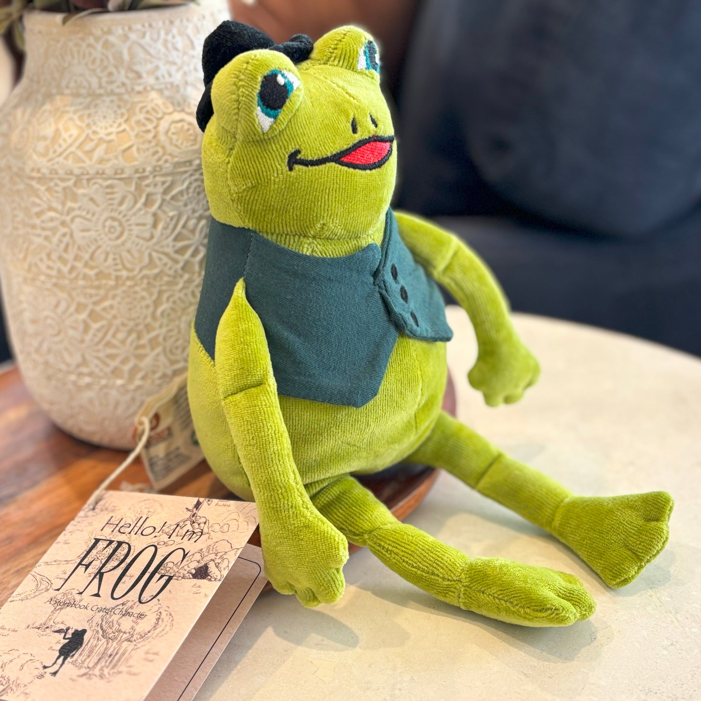 COLLECTION: First Six “Frog” Books & Organic Cotton Frog Plushie