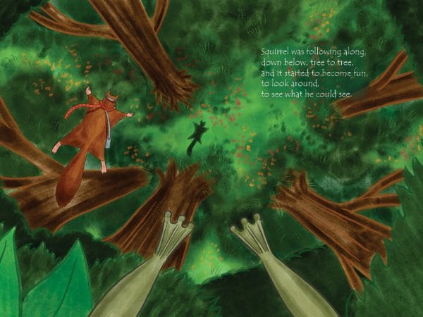 Frog: Finds His Courage, Book Two & Organic Cotton Frog Plushie - Image 4